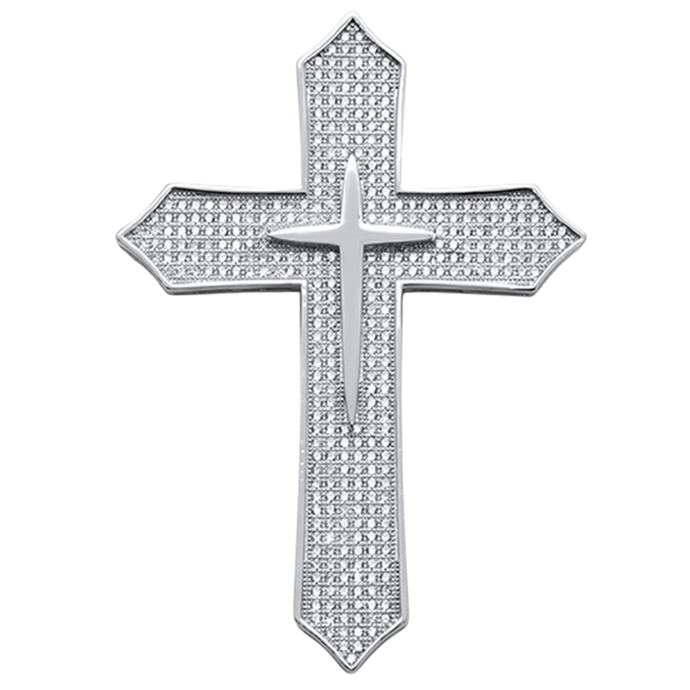 Pave Cross Pendant