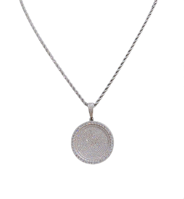 An image showing  Icy Picture Frame Pendant