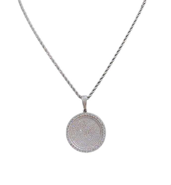 An image showing  Icy Picture Frame Pendant